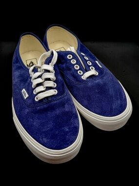 Vans Woman’s  Suede Low-Top Sneakers - Navy and White size 10.5
